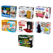 Load image into Gallery viewer, 7 Pack Small Boxes: Nap Sack, Sizzl, Pet Sweep, Fish Eye, Earwax Candle Kit, Pet Butler, Fart Filter