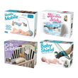 Load image into Gallery viewer, 4 Pack Medium Boxes: BABY: Baby Shield, Birthie Stick, Crib Dribbler, Mobile Mobile