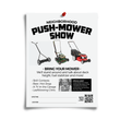 Load image into Gallery viewer, Push-Mower Driveway Show Digital Download Flyer