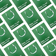 Load image into Gallery viewer, "Relax it's Not Homemade" Green Medium Gift Bag