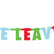 Load image into Gallery viewer, "Please Leave By 9" hanging banner