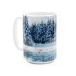 Load image into Gallery viewer, When Nature Calls 15oz Winterscape Mug