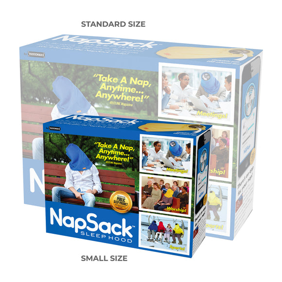 7 Pack Small Boxes: Nap Sack, Sizzl, Pet Sweep, Fish Eye, Earwax Candle Kit, Pet Butler, Fart Filter