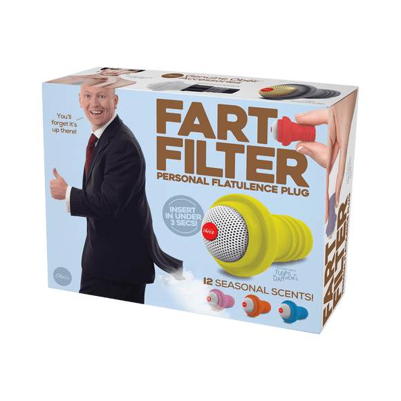 4 Pack Medium Boxes: Fart Filter, My First Fire, Plant Urinal, Roto Wipe