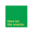 Load image into Gallery viewer, "Snacks" napkins