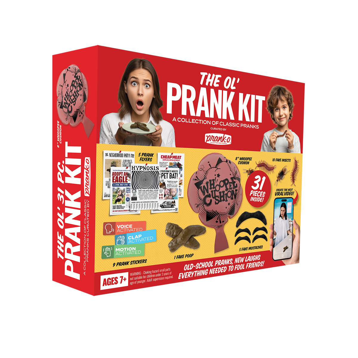 Vintage Prank Kit: 31 Piece Prank Kit | The Ol' Prank Kit | Prank-O