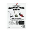 Load image into Gallery viewer, Push-Mower Driveway Show Digital Download Flyer