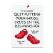 Load image into Gallery viewer, Crocs In Dishwasher Digital Download Flyer
