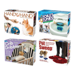 Load image into Gallery viewer, 4 Pack Medium Boxes: Crib Dribbler, Handy Hand, Pet Sweep, Toilet Tunes