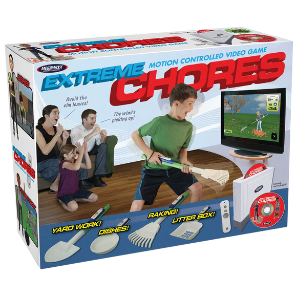 4 Pack Medium Boxes: Cleaning Bundle: Extreme Chores, Junk Drawer, Pet Sweep, Tidy Tips