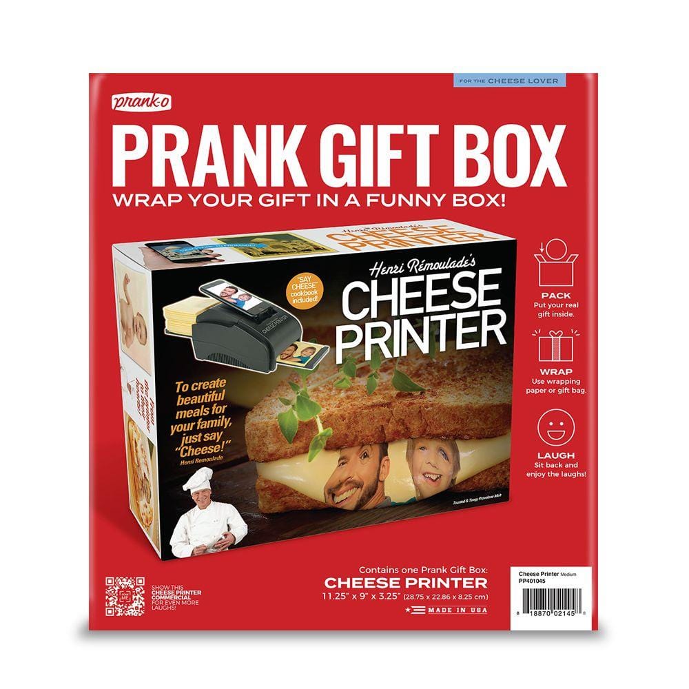 Cheese Printer, Funny Gift Boxes
