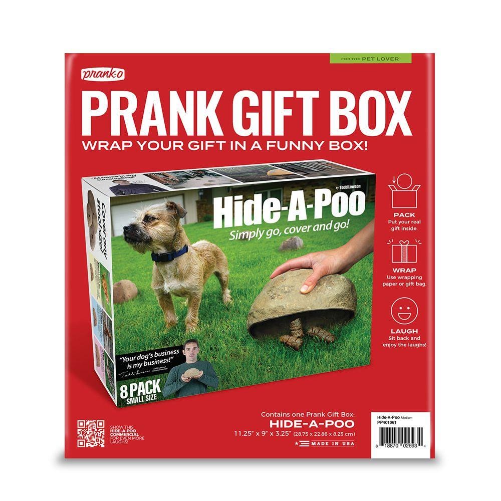 Prank Pack Hide-A-Poo Medium Gag Gift Box