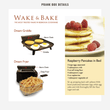 Load image into Gallery viewer, details from joke gift box for Wake & Bake Dream Griddle Alarm Clock from Prank-O
