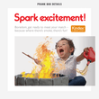 Load image into Gallery viewer, box details from joke box from Prank-o for My First Fire kit