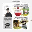 Load image into Gallery viewer, details from joke box from Prank-o for a wearable fish camera called FishEye