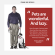Load image into Gallery viewer, box details from joke gift box for pet owners for the Pet Sweep animal powered debris removal system