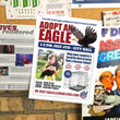 Load image into Gallery viewer, Joke flyer for adopting an eagle from Prank-o