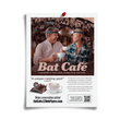 Load image into Gallery viewer, fake flyer for a Bat Cafe by Prank-o