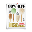Load image into Gallery viewer, joke flyer from Prank-O for a Loofa Warehouse