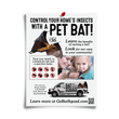 Load image into Gallery viewer, fake flyer for a pet bat by Prank-o