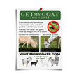 Load image into Gallery viewer, joke flyer for Get My Goat Lawncare, goat lawn mowing services