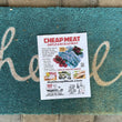 Load image into Gallery viewer, joke flyer for cheap meat, surplus and recalled meats from Prank-O