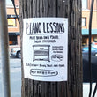 Load image into Gallery viewer, joke piano lesson flyer from Pranko