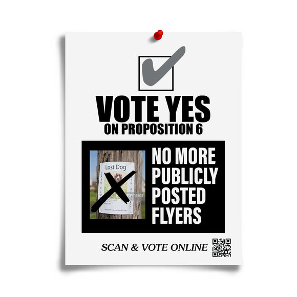 joke voting flyer
