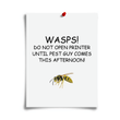 Load image into Gallery viewer, Joke flyer about waps inside of a printer