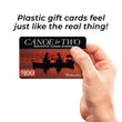 Load image into Gallery viewer, Joke gift card for a Canoe for Two dinner from Prank-O
