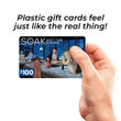 Load image into Gallery viewer, Ad for Soak hot tub dining joke gift card from Prank-O