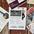Load image into Gallery viewer, joke flyer from Pranko for Mime Your Own Business