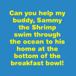 Load image into Gallery viewer, details from Prank-o's joke cereal box for Shrimp Snacks