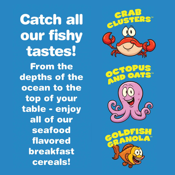 Prank-o's joke cereal box for Shrimp Snacks