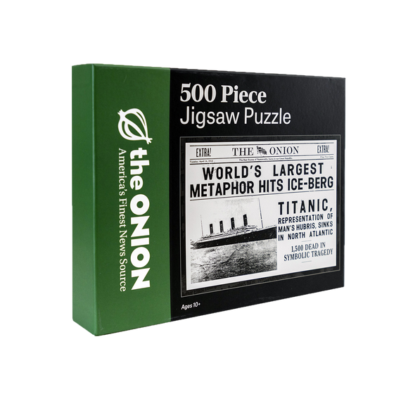 The Onion 500 Piece Puzzle: World's Largest Metaphor