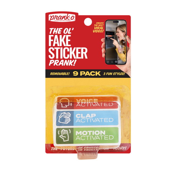 The Ol' Fake Sticker Prank