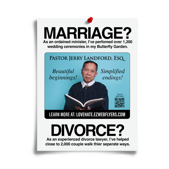 Pastor Lawyer Digital Download Flyer