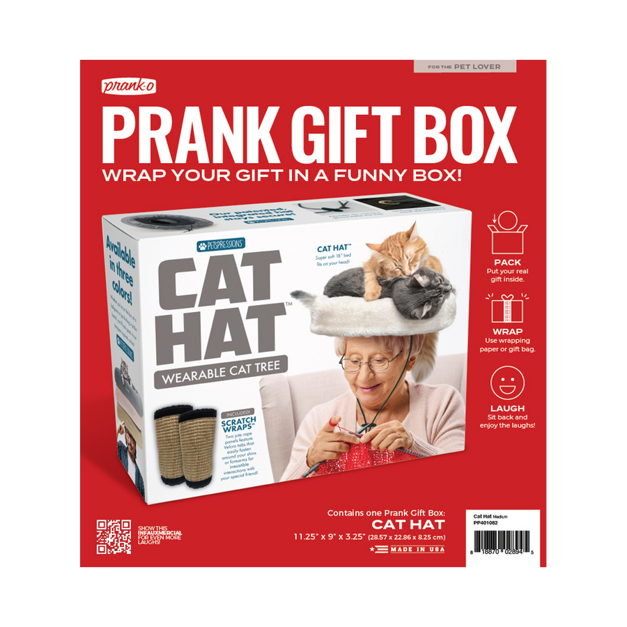 Cat Hat Prank Gift Box | Funny Gift Ideas | Prank-O Cat Hat Prank Gift Box | Funny Gift Ideas | Prank-O