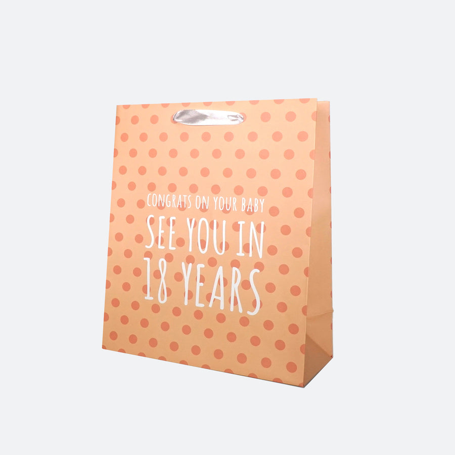 "See You in 18 Years" Medium Gift Bag