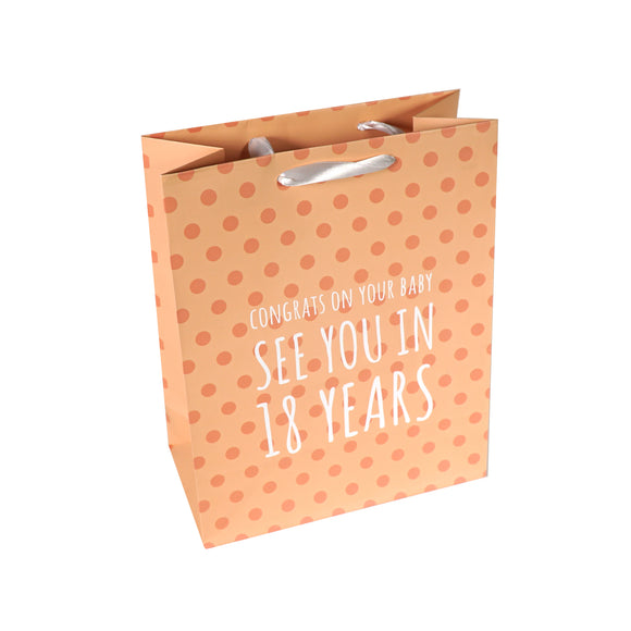 "See You in 18 Years" Medium Gift Bag