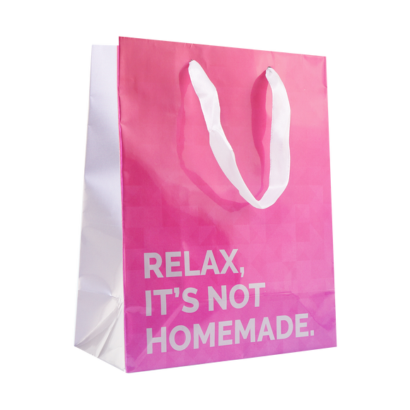 Relax, It's Not Homemade Medium Gift Bag