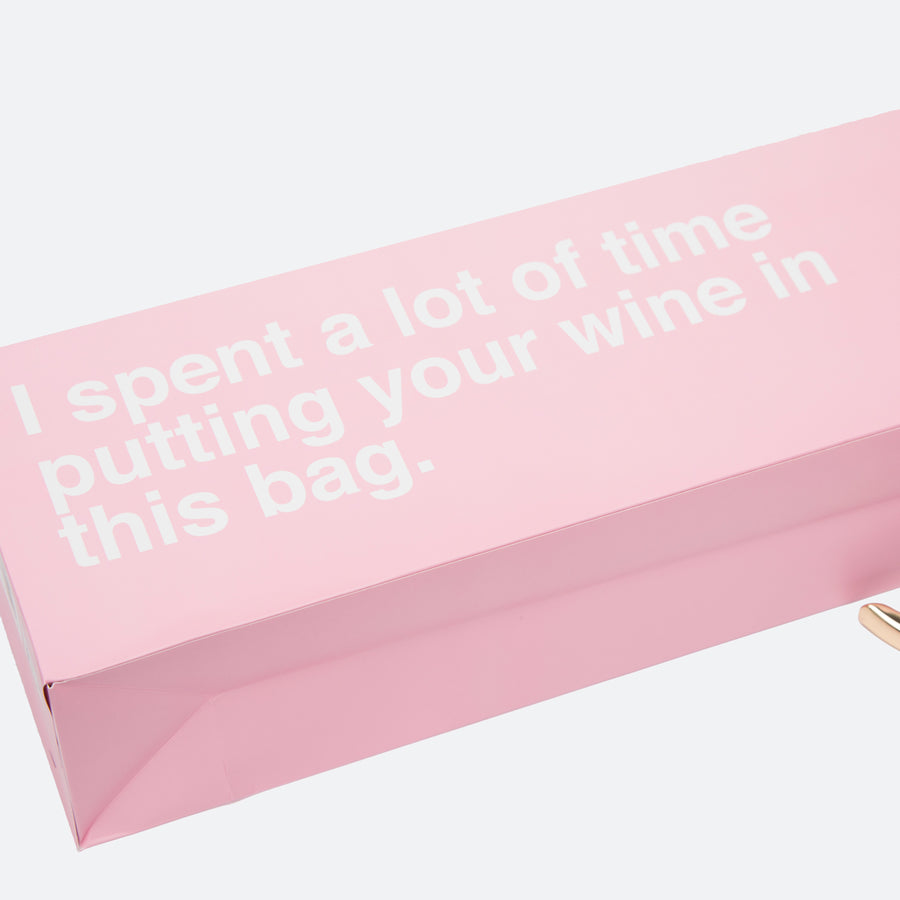 "Putting Wine in a Bag" Wine Gift Bag