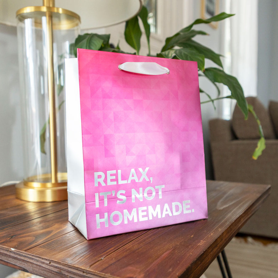 Relax, It's Not Homemade Medium Gift Bag