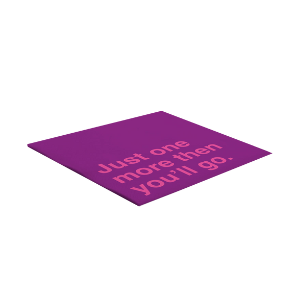 "Just One More" napkins