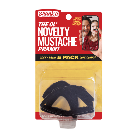 The Ol' Novelty Mustache Prank