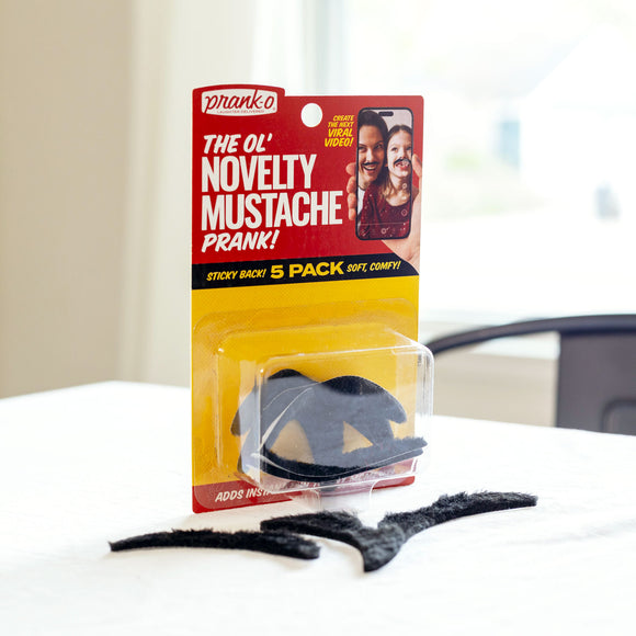 The Ol' Novelty Mustache Prank