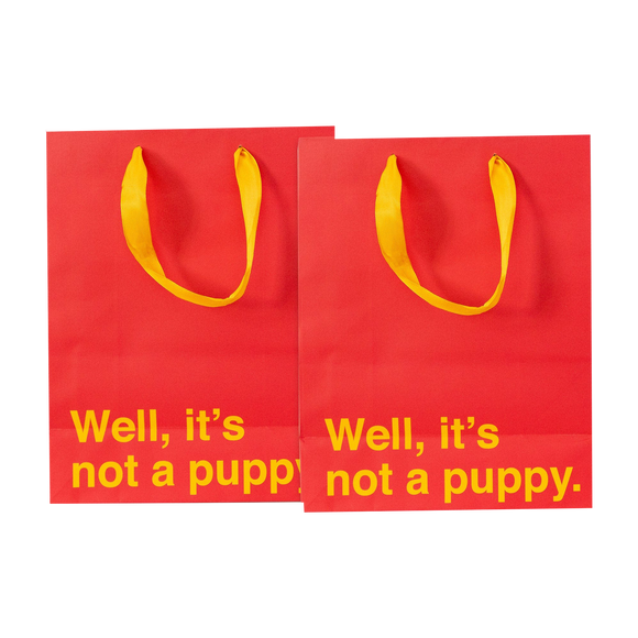 Well, It's Not a Puppy Gift Bag 2 pack