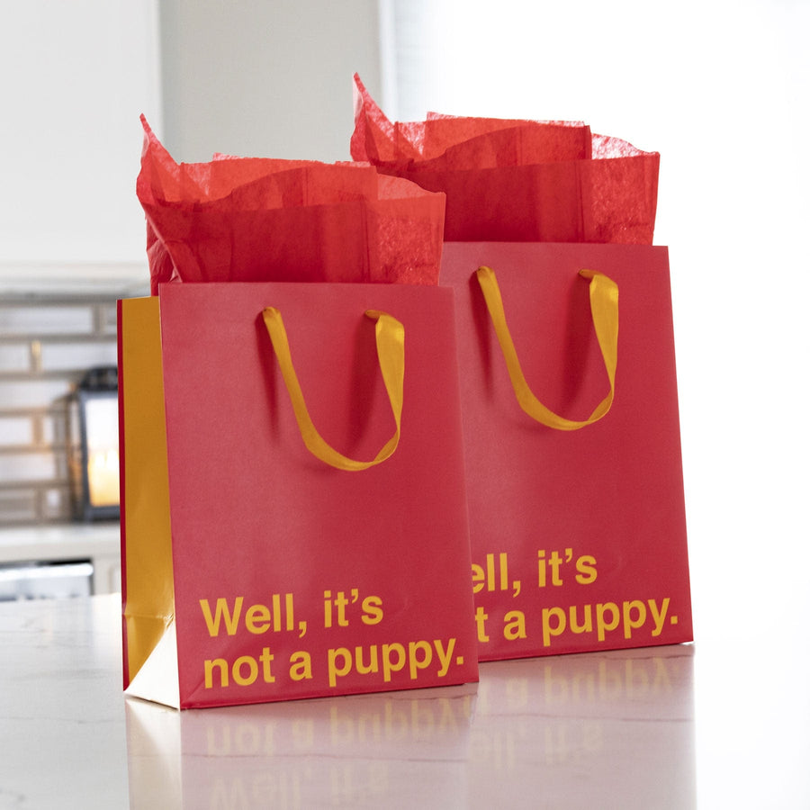 Well, It's Not a Puppy Gift Bag 2pk