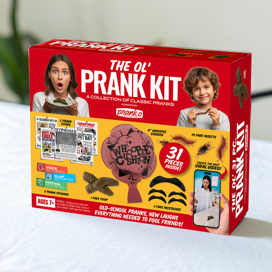 Vintage Prank Kit: 31 Piece Prank Kit | The Ol' Prank Kit | Prank-O