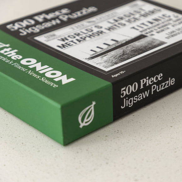 The Onion 500 Piece Puzzle: World's Largest Metaphor
